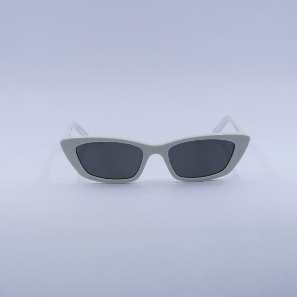 ?️ New Saint Laurent SL277 011 Sunglasses - White Frame, Grey Lenses main image 8